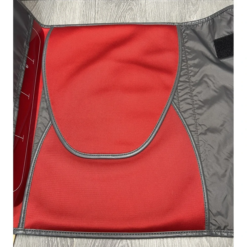 TUMI Travel Packing Folder Organizer Red with Folding Aid Clothes Suit Case